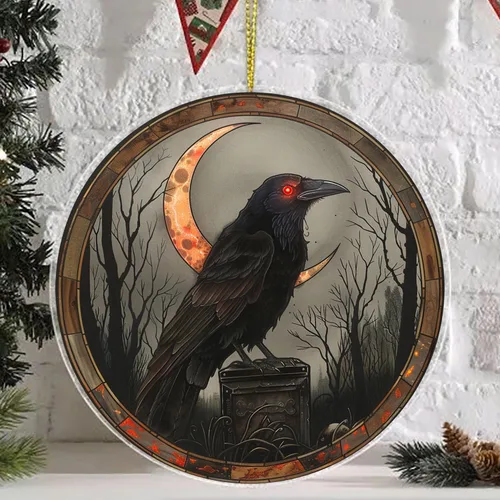 Vista 11 de Adorno de atrapasoles de cristal con diseño de mal de ojo, decoraciones de Navidad, adornos de Navidad para árbol, ideas de regalo de vacaciones