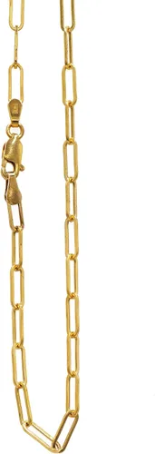 Vista 3 de Amanda Rose - Collar de cadena de oro amarillo de 14 quilates de 0.118in para mujer (elige tu longitud)