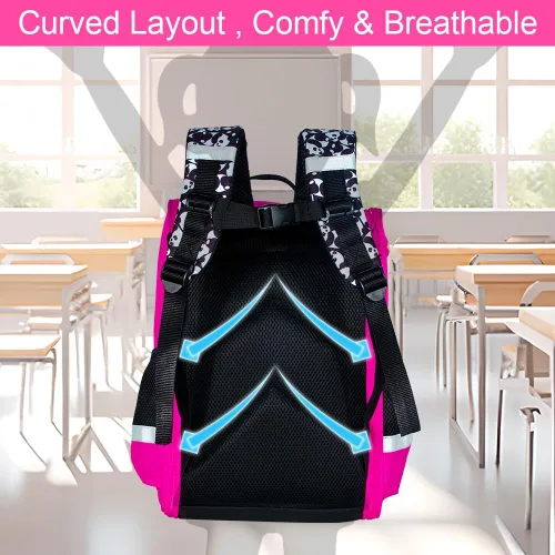 Vista 57 de KLFVB Mochila de 3 piezas para niñas y niños, bolsa de libros de dinosaurio de unicornio de 15 pulgadas con lonchera, bolsa escolar preescolar