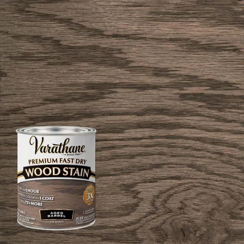 Vista 3 de Rust-Oleum Varathane Premium - Tinte para madera envejecida con base de aceite interior de secado rápido, 1 cuarto de galón
