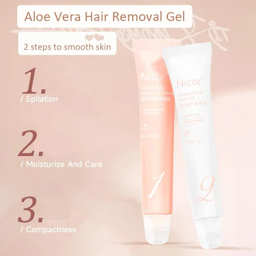 Vista 5 de Kit de crema depilatoria facial, removedor de vello íntimo/privado, loción de crema depilatoria sin dolor para cara, piernas, brazos, axilas y todo