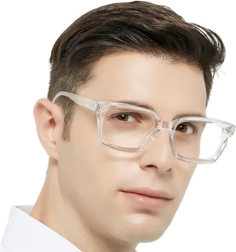Vista 29 de Lightweight Reading Glasses Men Women Square Spring Hinges Readers 1.00 1.25 1.50 1.75 2.00 2.25 2.50 2.75 3.00
