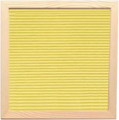 Vista 10 de Tablero de mensajes de madera, tablero de letras de fieltro, panel de mensajes de 10 x 10 pulgadas con 170 calcomanías de letras, para decoración