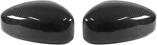 Vista 2 de Espejo lateral de fibra de carbono real Añadir en tapas de cubierta para Infiniti G35 Coupé 2003-2007
