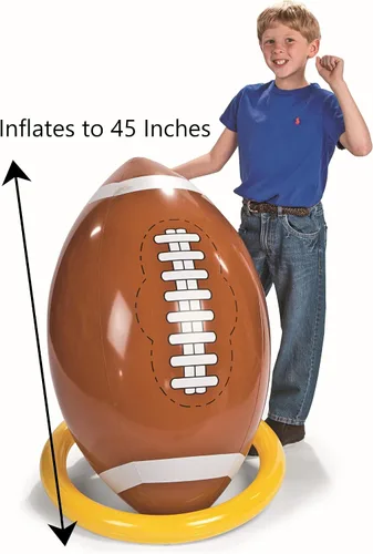 Vista 2 de Fun Express, balón jumbo inflable gigante, de 4 pies, con te.