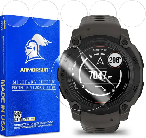 Vista 35 de ArmorSuit Paquete de 6 protectores de pantalla para Garmin Descent G2 / G1 MilitaryShield HD Clear Film - Fabricado en Estados Unidos