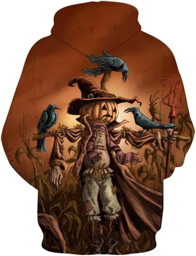 Vista 2 de Alalaso - Sudadera con capucha para hombre, manga larga