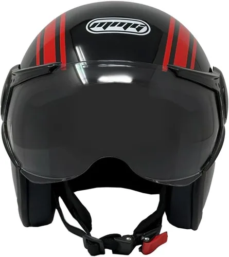 Vista 4 de MMG Casco de cara abierta para motocicleta Modelo 37