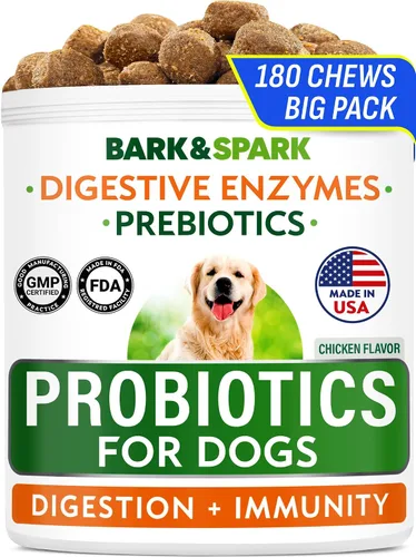 Vista 13 de BARK&SPARK Masticables sin caca para perros, coprofagia y disuasorio para comer heces con probióticos, enzimas digestivas y apoyo para el aliento
