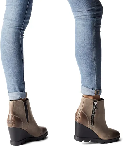 Vista 6 de SOREL Joan Uptown - Botas de cuña de cuero impermeables para mujer