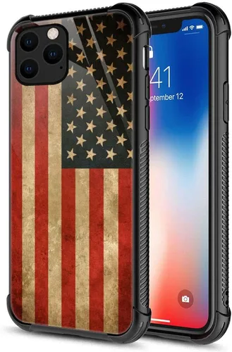 Vista 19 de ZHEGAILIAN Funda compatible con iPhone 12/12 Pro, funda de invasión de vaca alienígena OVNI, parte trasera de vidrio templado + funda protectora