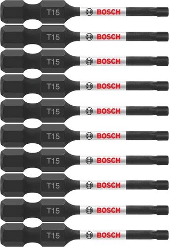Vista 30 de BOSCH ITT15102 Paquete de 2 brocas de inserción de atornillado Torx #15 de 1 pulgada