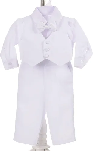 Vista 5 de Lito Angels Conjunto clásico de esmoquin con cola para bebé niño 5 piezas 039