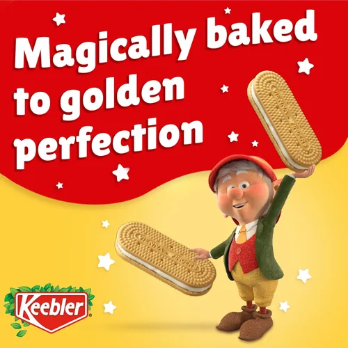 Vista 4 de Keebler Vienna Fingers - Galletas con relleno de crema, tamaño familiar, 16.3 onzas