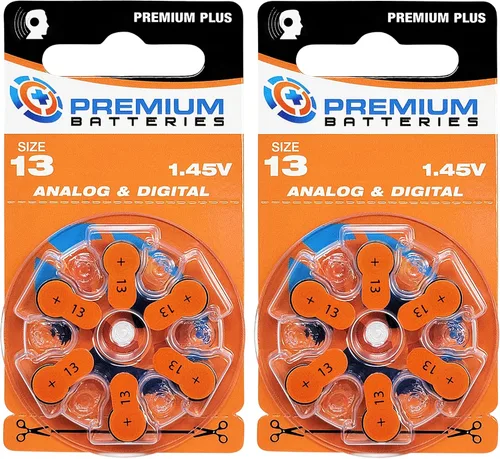 Vista 33 de Pilas Premium para audífonos, tamaño 10, 1.45V, con pestaña amarilla (6 pilas)