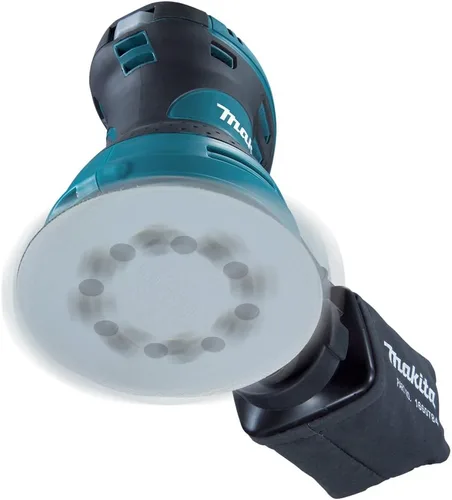 Vista 6 de Makita BO5030K - Lijadora orbital aleatoria de 5 pulgadas, con caja de herramientas (paquete de 3)