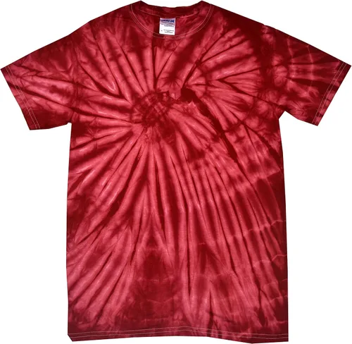 Vista 28 de Colortone Camisetas de teñido anudado de araña para hombres y mujeres, camisetas unisex de manga corta con teñido anudado para adultos Blaze