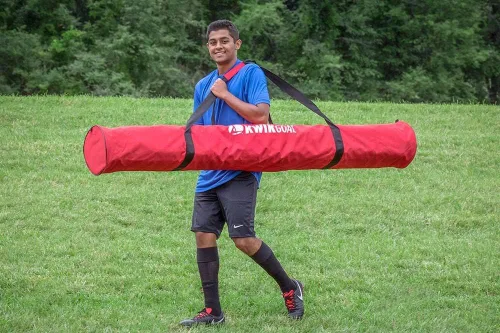 Vista 3 de Kwik Goal Bolsa de transporte Performance Line - 76", rojo