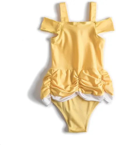 Vista 2 de Ruikajia Traje de baño de una pieza para niñas y niñas, Nieve