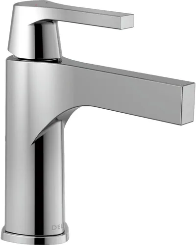 Vista 6 de Delta Faucet Zura - Grifo de baño de un solo agujero, grifo de baño de una sola manija, tecnología de sello de diamante, ensamblaje de drenaje
