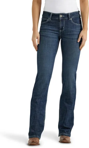 Vista 9 de Wrangler Women's Western Plus Size Mid Rise Stretch Boot Cut Jean Abby