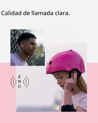 Vista 5 de Auriculares Belkin SoundForm Nano 2 Bluetooth para niños con micrófono integrado, vida útil de batería de 28H, volumen seguro de 85dB, resistencia