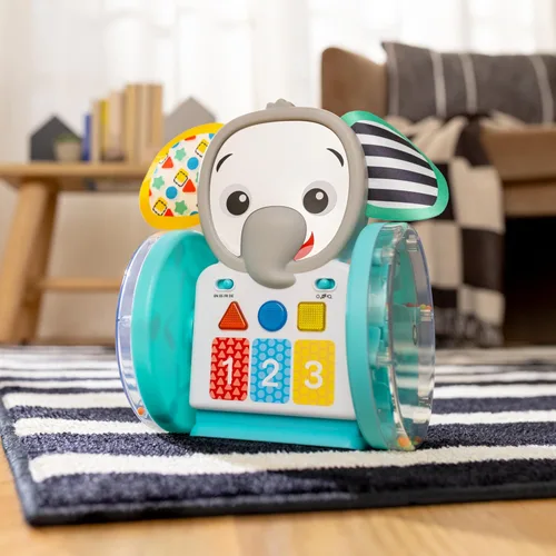 Vista 19 de Juguete de bebé para gatear Baby Einstein Chase & Tap Earl, con espejo y música, para bebés de 6 meses en adelante (Paquete de 4)