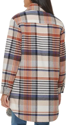 Vista 4 de Levi's Chaqueta larga con forro de sherpa de mezcla de lana para mujer