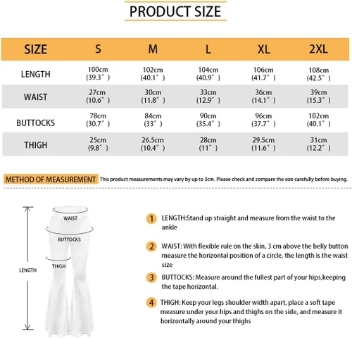 Vista 6 de Pantalones de yoga acampanados para mujer, corte de bota, cintura alta, leggings suaves como la mantequilla, pantalones de entrenamiento de pierna