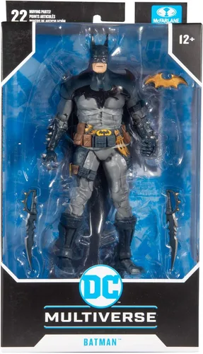 Vista 8 de DC Multiverse Batman diseñado por Todd McFarlane Figura de acción de 7 pulgadas