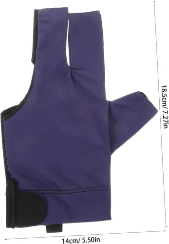 Vista 2 de HANABASS Left Handed Billiards Glove Breathable Slip Pool Stick Glove for Precision Control Touch Screen Compatible Comfortable Fit for Snooker and