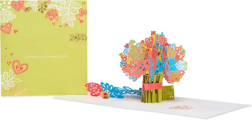 Vista 4 de American Greetings Tarjeta de cumpleaños desplegable (buquet)