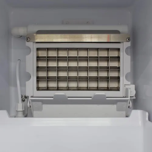 Vista 5 de BRAMA Máquina para hacer hielo de 50/lbs. Ice Daily Undercounter Construcción de acero inoxidable integrada o independiente con puerta reversible