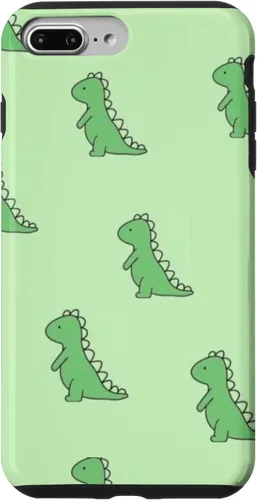 Vista 12 de Lindo dinosaurio verde bebé Dino TRex en verde para mujeres y niñas caso para iPhone 17