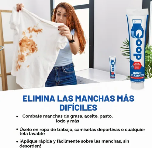 Vista 5 de GOOP Limpiador de manos multiusos sin agua y removedor de manchas, tubo de 5 onzas (paquete de 2)
