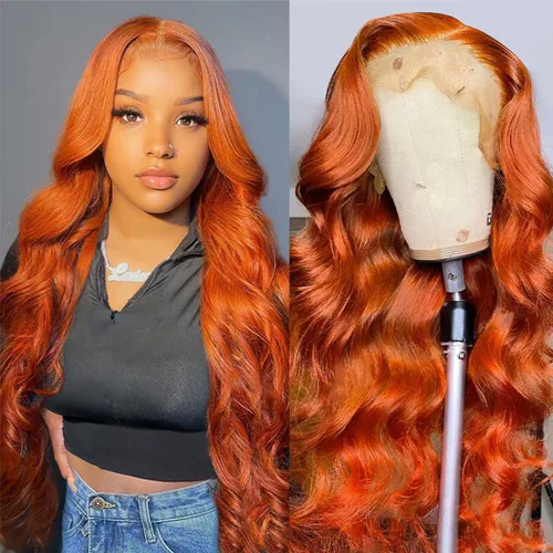 Vista 15 de Pelucas de Encaje Frontal de 24 Pulgadas de Cabello Humano para Mujeres Negras 13x4 Pelucas de Ondas Corporales Sin Pegamento de Cabello Humano