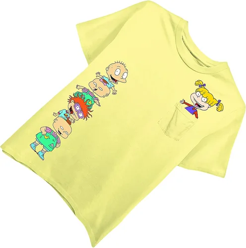 Vista 4 de Nickelodeon - Camiseta de manga corta para mujer de los años 90