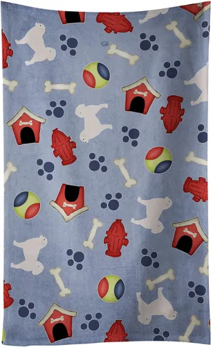Vista 101 de Caroline's Treasures BB3948KTWL Affenpinscher Dog House Collection - Toalla de cocina para invitados, toalla de baño decorativa para cara, té, paño