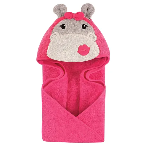 Vista 27 de Hudson Baby Toalla con capucha unisex de algodón con cara de animal para bebé, cocodrilo, talla única