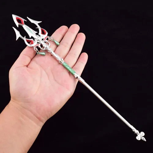 Vista 5 de Superbuybox Legend of Zelda Link Arma Espada Daga Sheild Figura de acción Colección de Juego Decoración de Escritorio Habitación Mochila Colgante