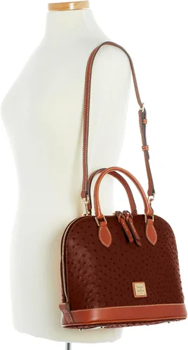Vista 4 de Dooney & Bourke Bolso, Bolso con cremallera de avestruz