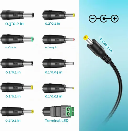 Vista 3 de Conmutación de suministro de adaptador de corriente Powseed 36w AC de múltiple voltaje 5v 6v 7,5v 9v 12v 13,5v 15v de selección libre