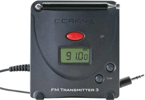Vista 2 de C.Crane Transmisor FM digital 3 para teléfono móvil o dispositivo de audio a radio FM cercana - para iglesias, gimnasios, instalaciones