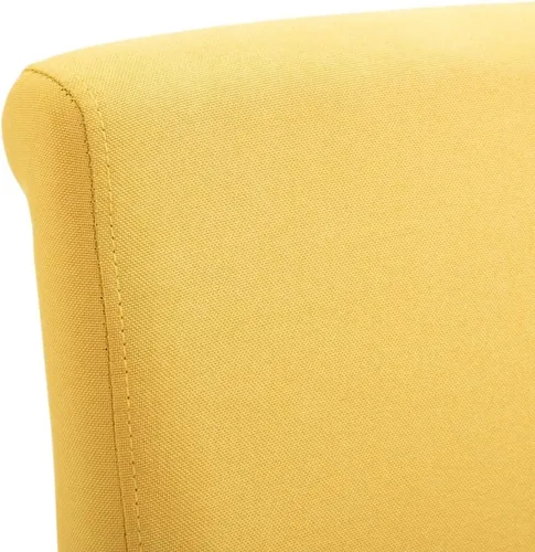 Vista 7 de Dining Chairs 4 Pcs Yellow Fabric,Living Room Dining Chairs,Counter Dining Chairs Suitable for Daily Dining Or Special Events Such As Meetings