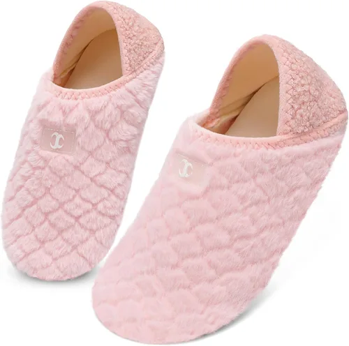 Vista 10 de Scurtain - Zapatillas de casa para mujer y hombre, zapatos de casa, calcetines cómodos, zapatos ligeros unisex para adultos descalzos
