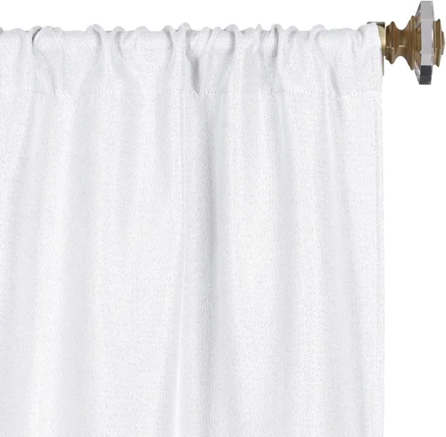 Vista 26 de Superior Linen Semi Blackout Curtains, Room Darkening, Bedroom, Drapes, Kitchen, Living Room Window Accents, Sun Blocking, Grommet Header, Classic
