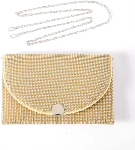 Vista 3 de AZWBAG Bolso de noche para mujer con diamantes de imitación brillantes