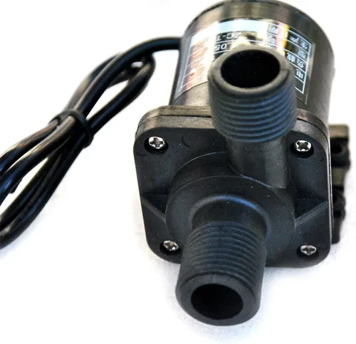 Vista 2 de 12V DC mini bomba magnética sin cepillo de agua caliente alta temperatura 100 grados C ZC T40