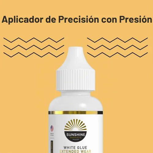Vista 4 de Sunshine - Pegamento de repuesto para cabello, fijación extendida para postizo de poliéster y encaje, peluca, sistemas de tupé, invisible, pegamento