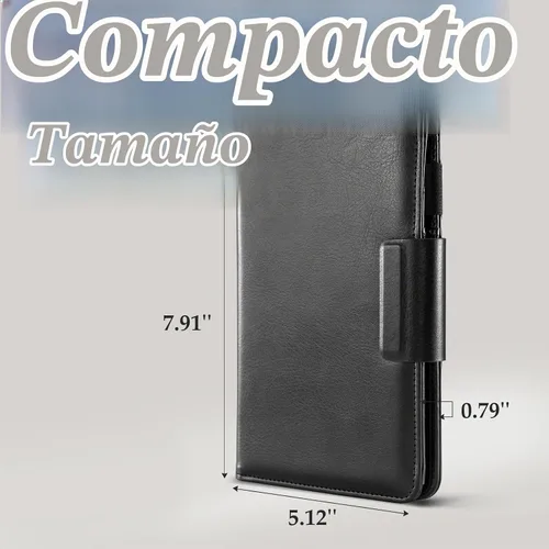 Vista 5 de CoBak - Libreta prémium con 8 bolsillos A-Elite-Negro
